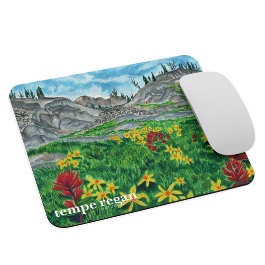 Wildflower Riot mouse pad